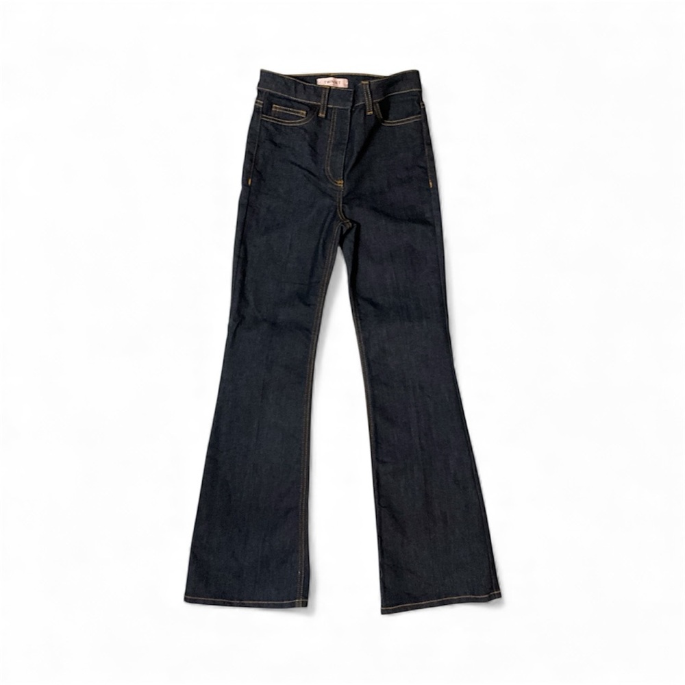 Twin-Set Indigo Flared Jeans Made in Italy Size 25